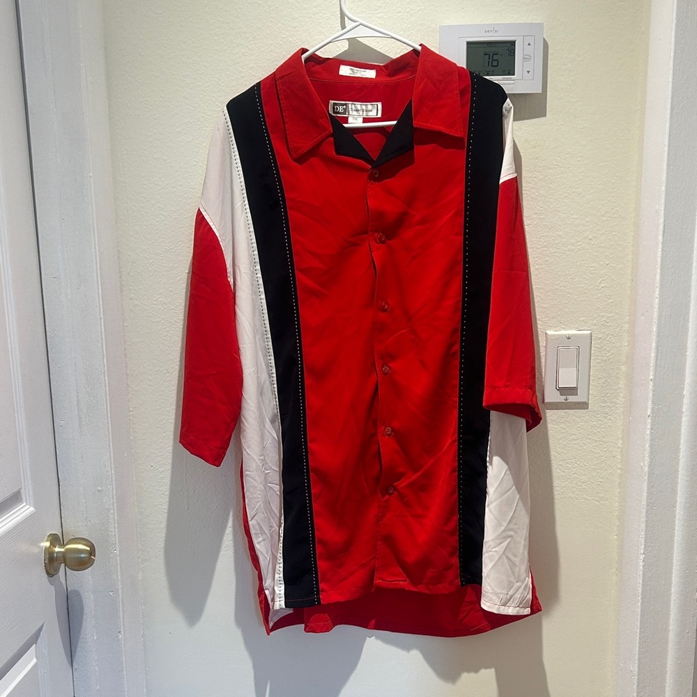 Red and Black Men's Shirt
